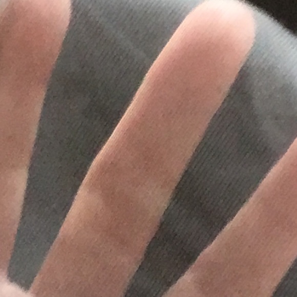 Elastic waste lined dress paints with bell bottom legs . - Picture 5 of 6